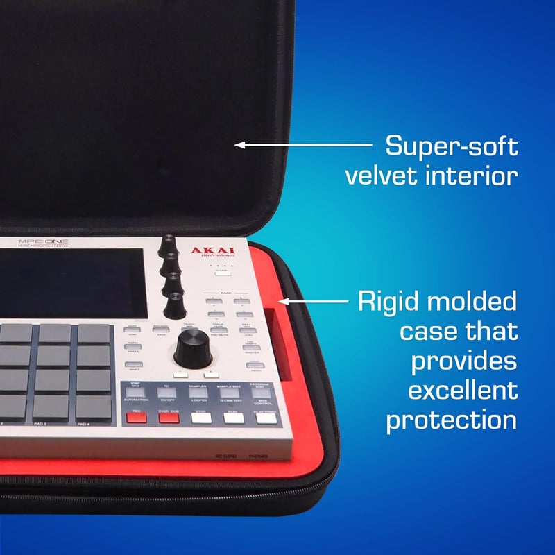 ANALOG CASES Akai MPC One/MPC One+ Case - Custom-Fitted Compact PULSE Hard Case for Travel - Image 3